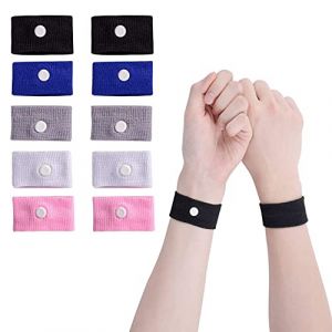 5 Paires Bracelet Acupression Anti Nausée Voyage pour Mouvements Bandes Relief Mal des Transports Pour vos Voyages en Voiture, Avion Vacances Adultes et Enfants (huizhoushimengmakejiyouxiangongsi, neuf)