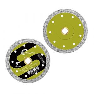 Disque Diamant pour Carrelage 125mm - 2pcs X Maille Découpeuse Disque pour Carreaux Céramique Porcelaine Marbre Pierre Artificielle pour Scie Circulaire SANLEETEK (Sanleetek, neuf)
