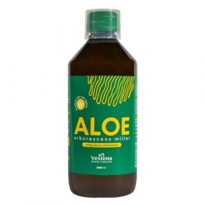 Vestena - Aloe Arborescens avec Agave 100% Pur, Naturel - Recette P&egrave;re Zago. Jus D&eacute;tox Naturel pour Foie et Intestins, Drainant Puissant Minceur - 500 ml - Made in Italy (Aloe Arborescens - Vestena, neuf)