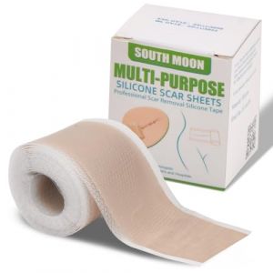 Cozlly Pansement Silicone Cicatrice (1,6"x118", 3m), Scar Removal Sheets, Feuilles de Cicatrice en Silicone, pour les Cicatrices Causées par Césarienne, Chirurgie, Brûlures, Chéloïde, L'acné (bettsour, neuf)