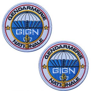 Écusson brodé à coudre avec emblème de l'armée nationale française CSI ADS CDSF BRI (APBVIHL, neuf)