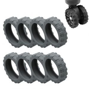 Couvre-roue de valise, protection de roue de bagage,housse de roue de valise en silicone de 8 pi&egrave;ces | de voyage, remplacement de la housse de protection des roues de la valise Founcy (qinjinxinxikeji, neuf)