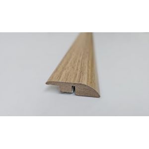 Project DIY&reg; | Profil de rampe en MDF | Bande de seuil 1 m x 44 mm | Hauteur r&eacute;glable 6-12 mm | Transition parquet stratifi&eacute; et bois | Facile &agrave; installer (ch&ecirc;ne) (Project DIY, neuf)