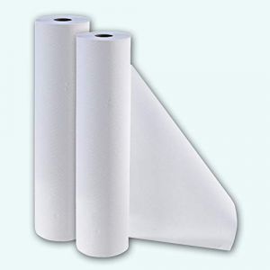 DSTOCK60 - DRAP EXAMEN 60 X 35CM - BLANC LISSE - 2 ROULEAUX (DSTOCK60, neuf)