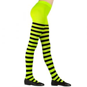 W WIDMANN MILANO Party Fashion - Collants ray&eacute;s pour enfants, accessoires de d&eacute;guisement pour costumes de sorci&egrave;res, coccinelles, abeilles, elfes, pour tous les jours et bien plus encore (DisfraZZes  France, neuf)