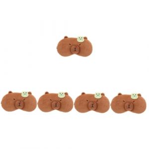 minkissy 5 Pièces cache-œil capybara oeillère de bouclier de sommeil d'oeil masque chaud froid pour les yeux masque yeux Cache-yeux bandeau oculaires les yeux bandés PVC (Prettbeauty, neuf)