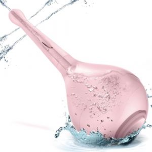 Poire à Lavement Intime - Poire de Lavement Intime Anus Douche Anti-Reflux, Lavement Colon et Intestinsavec 5 Trous, Poire Lavement Rectale Adulte Douches Anale et Vaginale (Rose) (Cleanblue, neuf)