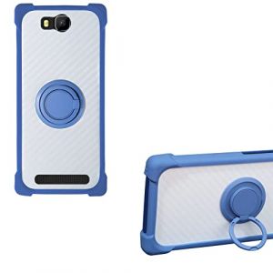 Coque pour Logicom Le Wave Coque Compatible avec Logicom Le Wave Coque Étui Support de Bague métallique 360° en PC + Silicone CSKB-LAN (Oujietong, neuf)