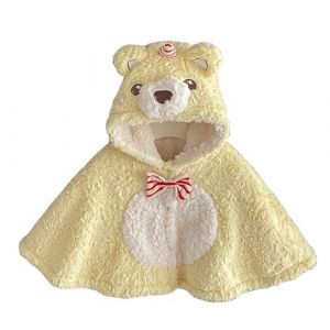 Nemopter Mignon Cape &agrave; Capuche B&eacute;b&eacute; Gar&ccedil;on Filles Sweat &Agrave; Capuche Laine Doux Poncho Cape Coupe-Vent Hiver Automne V&ecirc;tements d'ext&eacute;rieur Chaude Ch&acirc;le pour Enfants 0-3ans (Nemopter, neuf)