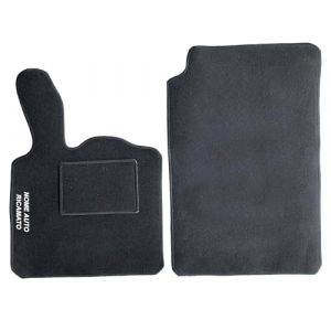 Auto Accessori Lupex | Ensemble de 2 Tapis de Voiture Compatibles avec Smart Fortwo 2 série W451 (2007-2015), Paire Tapis de Sol Auto en Forme, avec Broderie Côté Conducteur, Antidérapant (LUPEX SHOP, neuf)