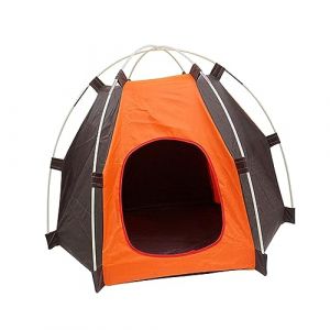 VERDANVERSE Tente Pliable Étanche pour Animaux de Compagnie Maison Portable Oxford pour Chien Chat Chiot Lapin Intérieur et Extérieur Confortable et (SLILi, neuf)