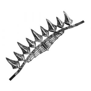 COSMEVIVI Couronne De Corbeau Couronnes Baroques Couronne Pour La Soirée Cosplay Couronne De Cosplay Pour Les Femmes Couronne Vintage Couronne De Fleurs Couronne De Fête Festival Rp Silver (Boochan, neuf)
