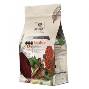 Chocolat de Couverture Noir origine Mexique 66% 2,5 Kg (CERF DELLIER, neuf)