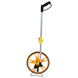 SOULONG Roue de Mesure de Distance Odomètre Mécanique Pliable Roulette de mesure pliable de Haute Précision 0~9999.9M Compteur Kilométrique Portable pour Road Land Builders Workers (Lisopiu, neuf)