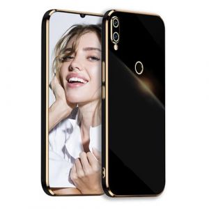 POUHYE Coque pour Huawei P Smart 2019 &Eacute;tui, Galvanis&eacute; Silicone Case Antichoc Anti Rayures Souple TPU Cover Housse L&eacute;g&egrave;re Protection Cam&eacute;ra Coque pour Huawei P Smart 2019 Noir (SUPGUARD-EU, neuf)