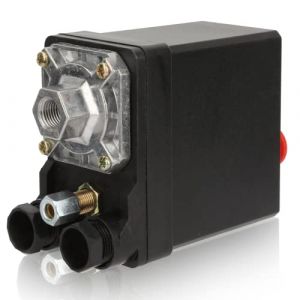 Compresseur d'air de commutateur de commande de pression à trou unique vertical 380V 75~175psi de valve de commande de commutateur de pression pour le compresseur d'air (Liteerpu, neuf)