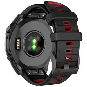 MYSNBKN 26mm Quick Fit Bracelet pour Fenix 8 51mm/Fenix 7X Pro/Fenix 7X/Fenix 6X/Fenix 6X Pro/Fenix 5X/Fenix 5X Plus/Epix Pro 51mm/Fenix 3/Fenix 3 HR (MYSNBKN-FR, neuf)