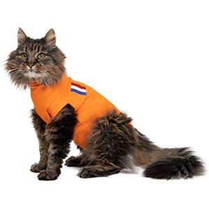 MPS Medical Pet Shirt pour Chats, Orange, XXS (Medpets, neuf)