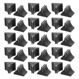 GLEAVI Lot de 30 Capuchons de Curseur de Fader en Plastique Noir et Blanc Boutons Droits pour Console de Mixage Audio Compatibles Potentiom&egrave;tres de Fader Accessoire de Remplacement (Davodes, neuf)