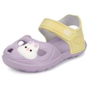 KVbabby Chaussures de Plage Jardin pour Garçon Fille Sandales Enfant Mules et sabots pour Bébé,2463violet,24/25 EU/Étiquette Taille 150 (KVbaby, neuf)