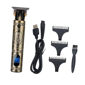 TOYZFRIENDY Tondeuse Cheveux Électrique Zero Pitch Sans Fil Tondeuse Sculpture Compacte pour Hommes avec Écran LCD et Recharge USB (Muliuin, neuf)