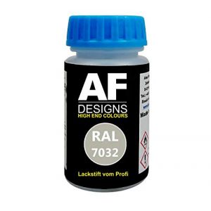 Alex Flittner Designs Stylo Peinture Ral 1018 Jaune Zinc Brillant Mat Soie 50ml S&eacute;chage Rapide Acrylique Peinture de Laura - RAL7032 Gris Caillou (2Store24, neuf)