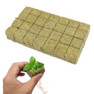 28 pi&egrave;ces hydroponie laine, laine de roche jardin, laine de roche hydroponie, hydroponie laine de roche, cube laine de roche culture, laine de roche culture, cube laine de roche (4 x 4 x 4cm) (SOUTHPLUS EU, neuf)