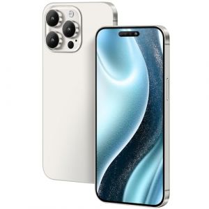 Affichage Faux Jouets téléphone téléphone Portable modèle métallique réplique Non Fonctionnement 1:1 téléphone pour téléphone 15 Pro Max Faux Jouet Mobile (pour 15 Promax Argent Écran Couleur) (Hombodar Tech, neuf)