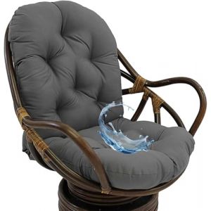 MCNDSI Coussin de Chaise à Bascule de Rechange Coussin de Chaise de Jardin Lavable et résistant pour Fauteuil à Bascule pivotant inclinable en rotin, Tapis de canapé de Jardin(F7) (Lausit Zenr, neuf)