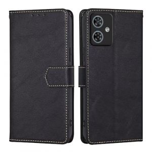 RankOne Coque pour Motorola Moto g54 / Motorola Moto g54 Power (6.5" inches), Coque Etui Protection Housse Premium en Cuir PU - Le Noir (Rankone, neuf)