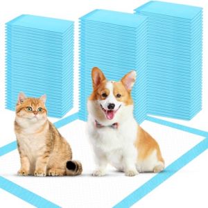 Otauoaea Tapis de Propret&eacute; Jetable pour Chien, 100 Pi&egrave;ces 33x45cm Al&egrave;se Pipi Propret&eacute; Educateur, Tapis d'apprentissage Absorbant 5 Couches Anti-Fuite et &agrave; S&eacute;chage Rapide pour Chiot et Animaux (Versatile official, neuf)