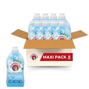 Chanteclair - Assouplissant Linge Concentr&eacute; Perles de Parfum, Sel de Mer et Fleur de Lotus, Fra&icirc;cheur tr&egrave;s Longue Dur&eacute;e, Lib&eacute;ration Progressive Jusqu'&agrave; 100 Jours, 57 lavages - 1140 ml x 8 (Global Dream ⭐⭐⭐⭐⭐RETOURS SANS FRAIS, neuf)