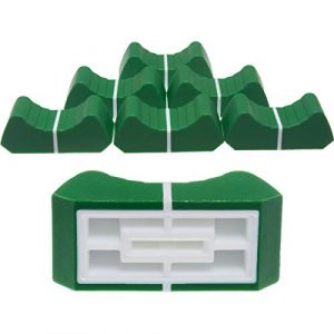 6 X Prof. Bouton Fader Vert 8mm Lever 1 Schiebeknopf Fadercaps Bouton de Fader Caps Pour Potentiom&egrave;tre &agrave; Glissi&egrave;re Potentiom&egrave;tre Coulissant Potentiom&egrave;tre Pot (pot4audio, neuf)