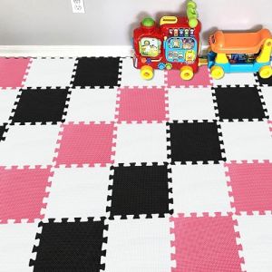 YIMINYUER Tapis Mousse bébé Puzzle de Sol Bebe Tapis pour Dalle Jeu Enfant R01R04R09G301025 (YIMINYUER TOYS, neuf)