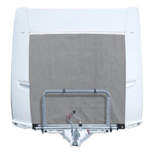 1 bâche de protection pour caravane - Pour rail d'appât de 7 mm - Avec anneaux - Accessoire de caravane - Bâche robuste - Gris - 180 x 160 cm (PAT Europe BV, neuf)