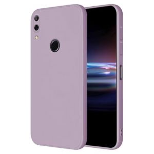 HONLEN Coque pour Huawei P Smart Z/Honor 9X Protection &Eacute;tui, (6.59" inches) Liquide TPU Silicone Case Anti Rayures Ultra Mince Souple Cover en Silicone Herbe Violette (HONLEN, neuf)