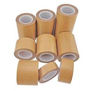 Qrity 1 Pièces Haute Température Ruban, Bande de Téflon, 150mm x 10m, Ruban Adhésif Haute Température, Ruban Adhésif Téflon, pour Machine à Emballer Sous Vide (Qrity, neuf)