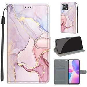 TOMYOU Coque pour Honor X8 4G, Coque Honor X30i, &Eacute;tui Protection Housse Premium en Cuir PU, Pochette Flip Case Compatible avec Honor X8 4G (6.7") (WGR Global Business, neuf)