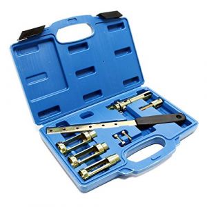 Wilitec Coffret de 8 pcs. de Compresseur de Ressort de soupape - 465 x 350 x 265 mm - pour Moteurs 8V 12V 16V - Kit d‘Outils Démonte Joint Queue de soupape (Wiltec Wildanger Technik GmbH, neuf)