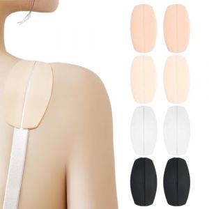 GXGM 4 Paires Anti Glisse Bretelles Soutien Gorge, Silicone Pour Bretelles De Soutien-Gorge, Support De BandoulièRe, Convient aux femmes (GXGM, neuf)