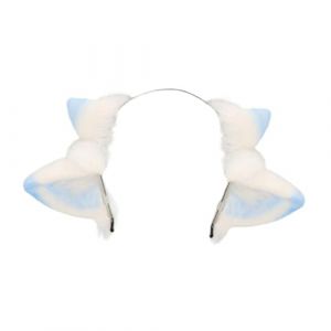 Generic Serre-tête avec Oreilles de Mouton, Couvre-chef Mignon pour Fêtes, Représentations sur Scène, Anniversaires, Jeux de Rôle, Blue Blanc (NimbusTrade, neuf)