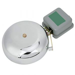 Cloche &eacute;Lectrique, 150mm AC 220V Cloche D'&eacute;cole en Acier Inoxydable Externe Sans &eacute;Tincelles Sonnette Pour Fixation Murale pour Cloche Service Pour Les H&ocirc;tels, Les &eacute;Coles (Kangweix, neuf)