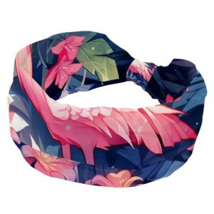 1 Pack Rose Art Flamant Rose 504 &Eacute;lastique Doux Tissu Antid&eacute;rapant Bandeau Mode Femmes Doux Large et &Eacute;l&eacute;gant pour Toutes Les Occasions (GRBXVHD, neuf)