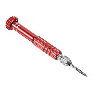 PATIKIL Badminton &OElig;illet Extracteur, INOX Acier Raquette &OElig;illets Clou C&ocirc;ne Badminton Raquette Outil Accessoire, Clair Rouge (PATIKIL UK, neuf)