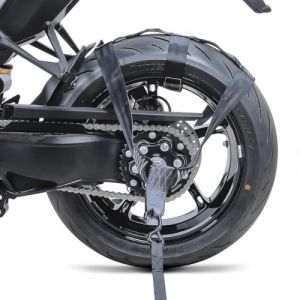 SEFIS Sangles d'arrimage universelles pour moto - Sangle de serrage pour roue arri&egrave;re de moto - Noir (Sefis moto s.r.o., neuf)