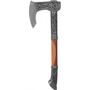 Funidelia | Hache Assassin's Creed Valhalla pour femme et homme Accesoires pour Adultes, accessoire pour déguisement - Marron (Funidelia FR-BE-LU, neuf)