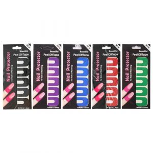Gel De Protecteur De Cuticules, Protè-ongles Doux, Autocollants À Ongles À Forme En U, Technologie D'épreuve Des Déversements, Protecteur Réutilisable, 14,2x7cm / 5,59x2,76 Pouces, Pour Le Vernis (lidexing, neuf)