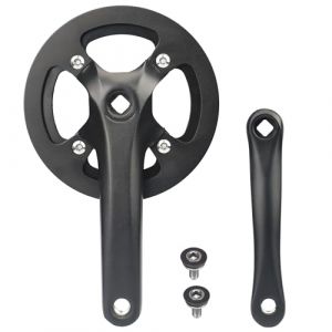 MEGHNA Singel Speed P&eacute;dalier 38T Crankset 170 mm P&eacute;dalier de v&eacute;lo avec manivelles en aluminium P&eacute;dalier VTT/v&eacute;lo de ville/v&eacute;lo pour femme/v&eacute;lo &eacute;lectrique (MEGHNA-EUROPE, neuf)