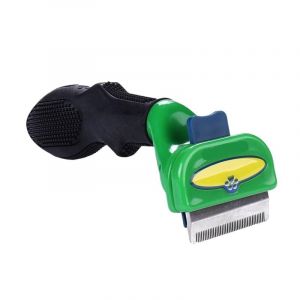 Peigne durable anti-n&oelig;uds pour chat et chien - Outils de toilettage confortables - Cheveux longs et courts - Accessoire de beaut&eacute; universel (jaune, S) (ZhengZhouWangRuoShangMaoYouXianGongSi, neuf)