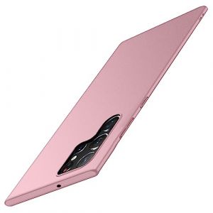 Coque Samsung Galaxy S23 ultra, Ultra Mince Matte Handy Cover Slim Housse de protection anti-rayures anti-choc Couverture anti-d&eacute;rapante Bumper Case Pour Samsung Galaxy S23 ultra Hardcase 6.8 "Rose or (Fulidy, neuf)